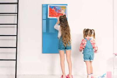 Magnetic dry erase board A colorful board for notes and photos