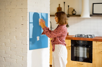 Magnetic dry erase board A colorful board for notes and photos