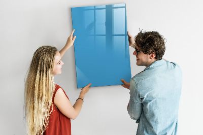 Magnetic dry erase board A colorful board for notes and photos