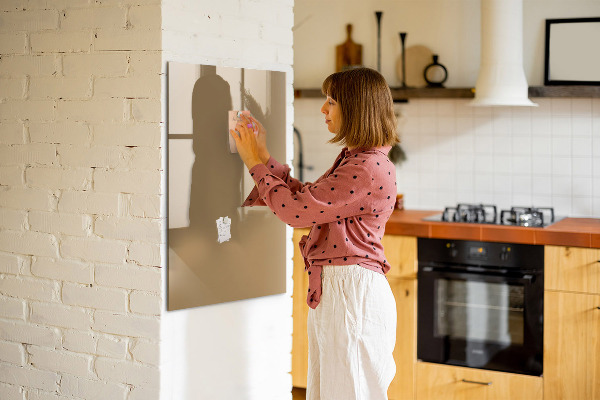Dry erase board magnetic A practical board for notes and photos