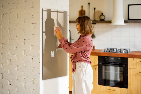 Dry erase board magnetic A practical board for notes and photos