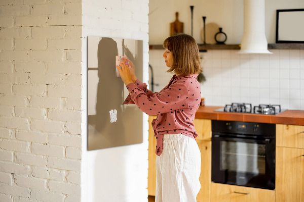 Dry erase board magnetic A practical board for notes and photos