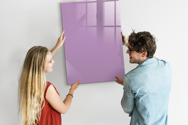 Magnetic dry erase board A colorful board for notes and photos