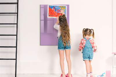 Magnetic dry erase board A colorful board for notes and photos