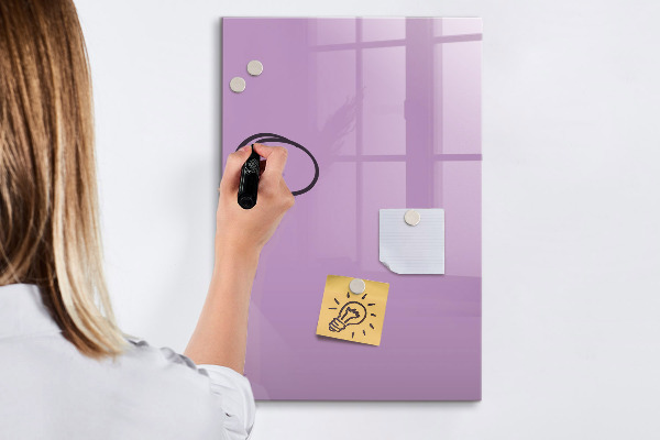 Magnetic dry erase board A colorful board for notes and photos