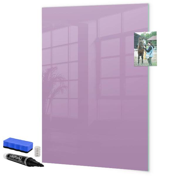 Magnetic dry erase board A colorful board for notes and photos