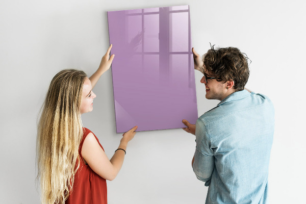 Magnetic dry erase board A colorful board for notes and photos