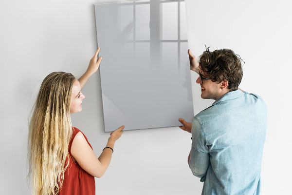 Dry erase board magnetic Magnetic board for photos and notes