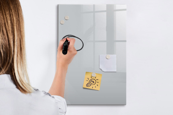 Dry erase board magnetic Magnetic board for photos and notes