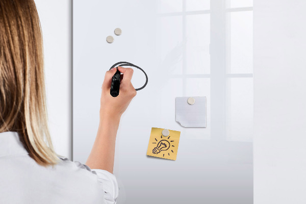 Magnetic dry erase board Preserving memories in a modern style