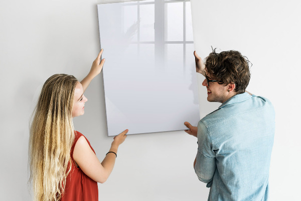 Magnetic dry erase board Preserving memories in a modern style