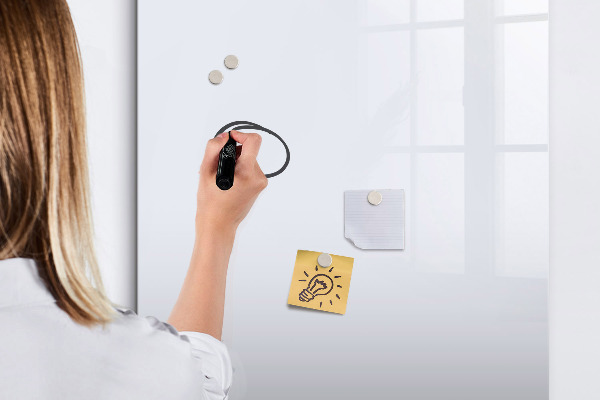 Magnetic dry erase board Preserving memories in a modern style
