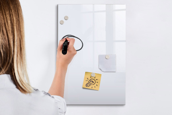 Magnetic dry erase board Preserving memories in a modern style