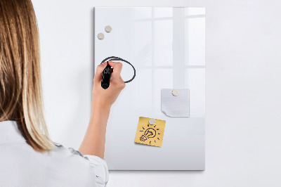 Magnetic dry erase board Preserving memories in a modern style
