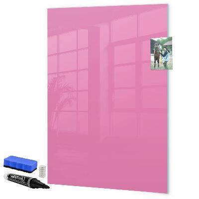 Magnetic dry erase board Pink board for notes and photos