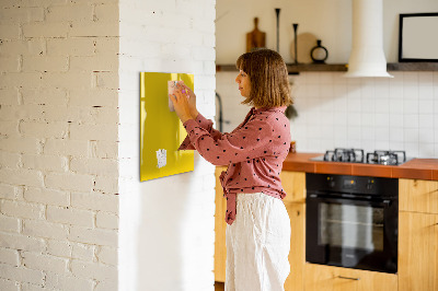Dry erase board magnetic A colorful board for notes and photos