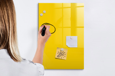 Dry erase board magnetic A colorful board for notes and photos