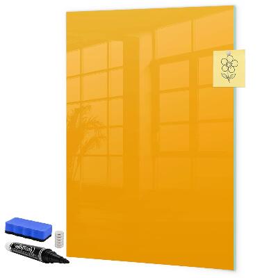 Magnetic dry erase board A colorful board for notes and photos