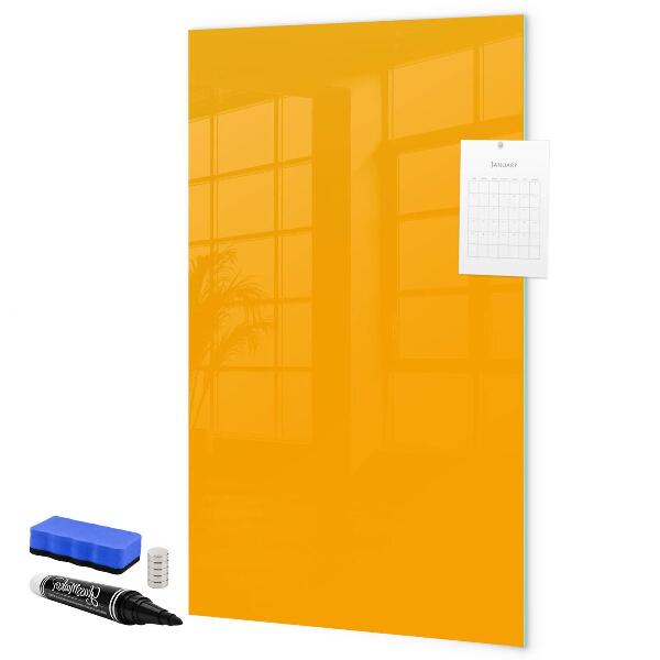 Magnetic dry erase board A colorful board for notes and photos