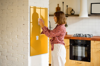 Magnetic dry erase board A colorful board for notes and photos