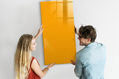 Magnetic dry erase board A colorful board for notes and photos