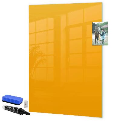 Magnetic dry erase board A colorful board for notes and photos