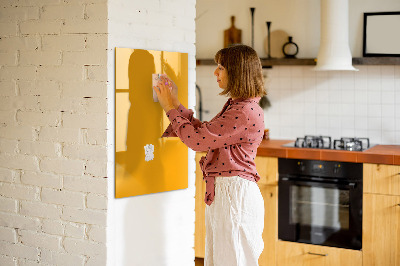 Magnetic dry erase board A colorful board for notes and photos