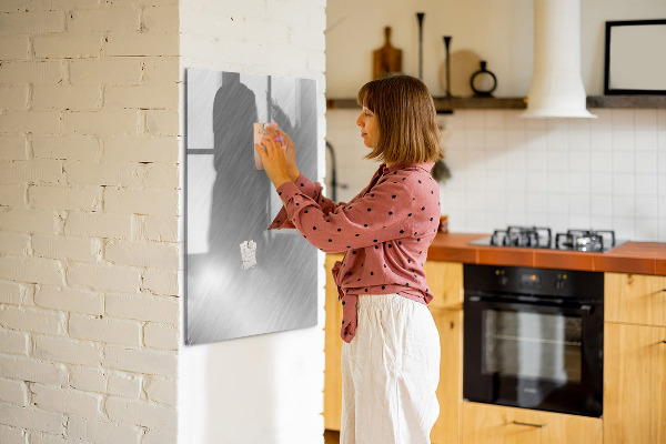 Magnetic dry erase board Metal photo board