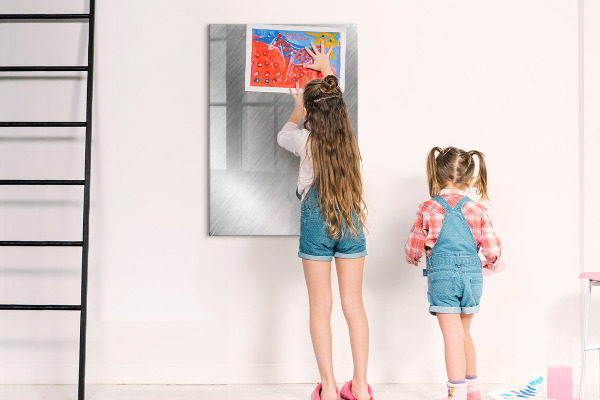 Magnetic dry erase board Metal photo board