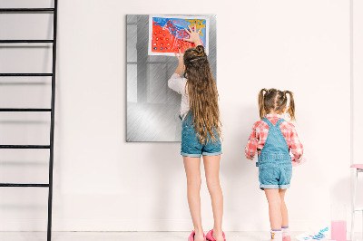 Magnetic dry erase board Metal photo board