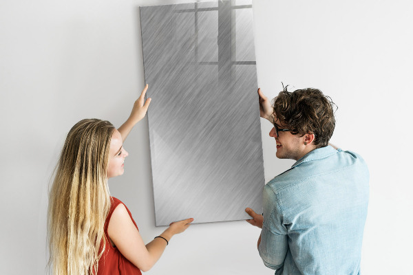 Magnetic dry erase board Metal photo board
