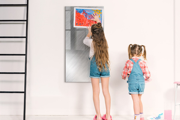 Magnetic dry erase board Metal photo board
