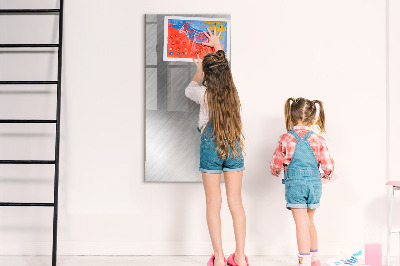 Magnetic dry erase board Metal photo board