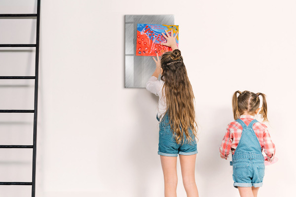 Magnetic dry erase board Metal photo board
