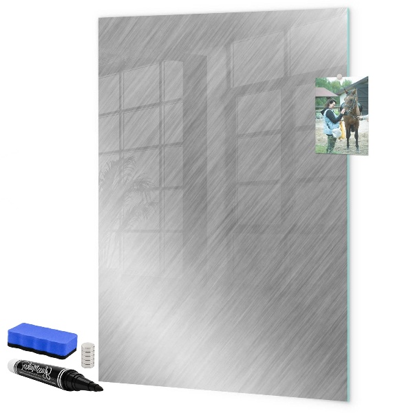 Magnetic dry erase board Metal photo board