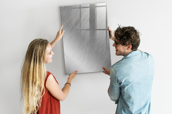 Magnetic dry erase board Metal photo board