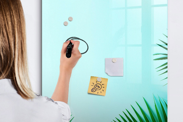 Dry erase board magnetic Creative board for photos and notes