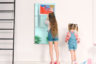 Dry erase board magnetic Creative board for photos and notes