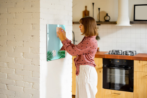 Dry erase board magnetic Creative board for photos and notes
