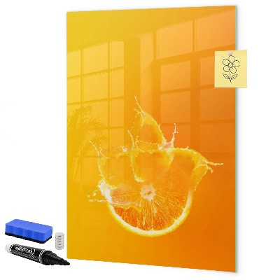 Dry erase board magnetic A colorful board for photos and notes