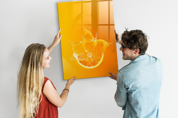 Dry erase board magnetic A colorful board for photos and notes
