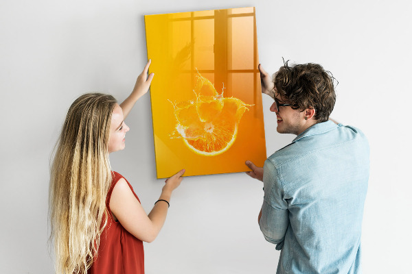 Dry erase board magnetic A colorful board for photos and notes