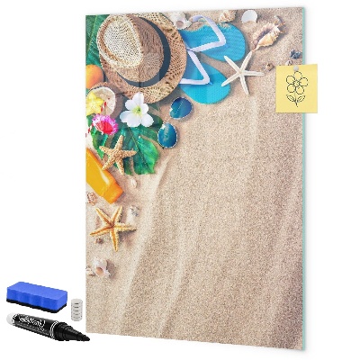 Magnetic dry erase board A creative board for holiday memories