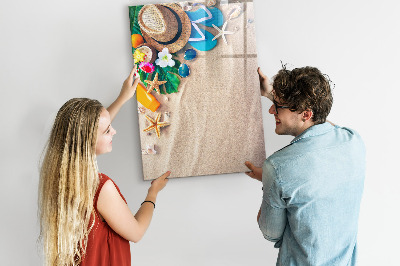 Magnetic dry erase board A creative board for holiday memories
