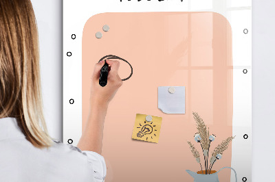 Magnetic dry erase board Planning and note-taking board