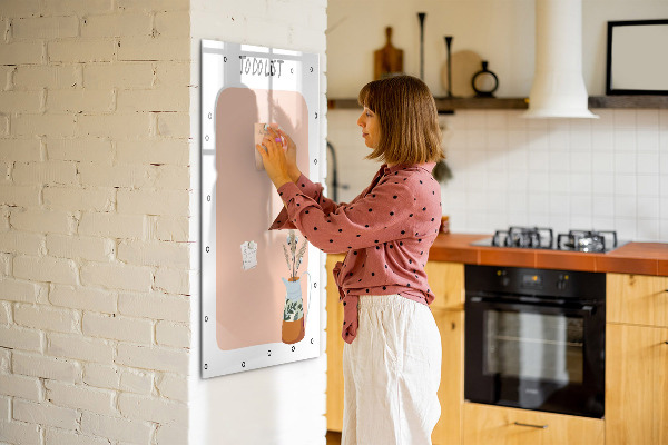 Magnetic dry erase board Planning and note-taking board