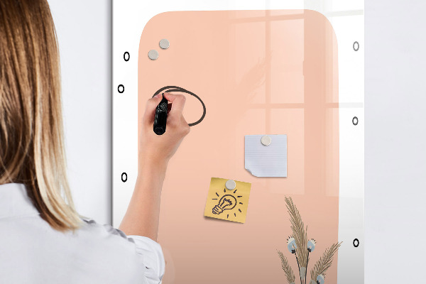 Magnetic dry erase board Planning and note-taking board
