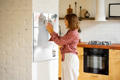 Dry erase board magnetic Planning with joy and creativity