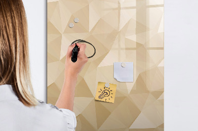 Magnetic dry erase board Modern board for notes and photos