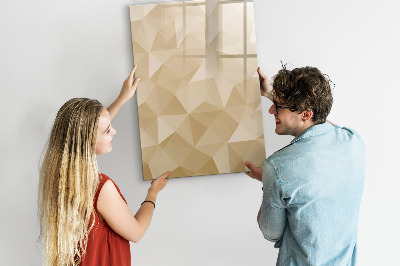 Magnetic dry erase board Modern board for notes and photos